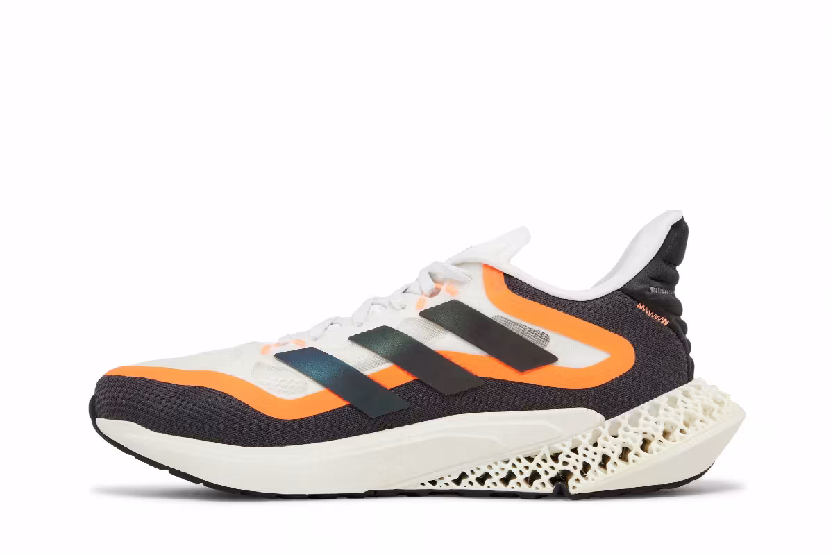 Adidas 4DFWD Pulse 2 Crystal White Solar Orange, view 4