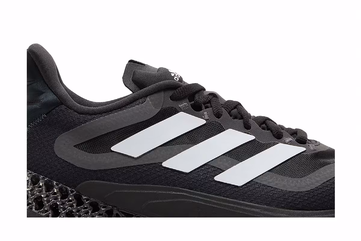 adidas 4DFWD Pulse 2 Black White Carbon, view 3