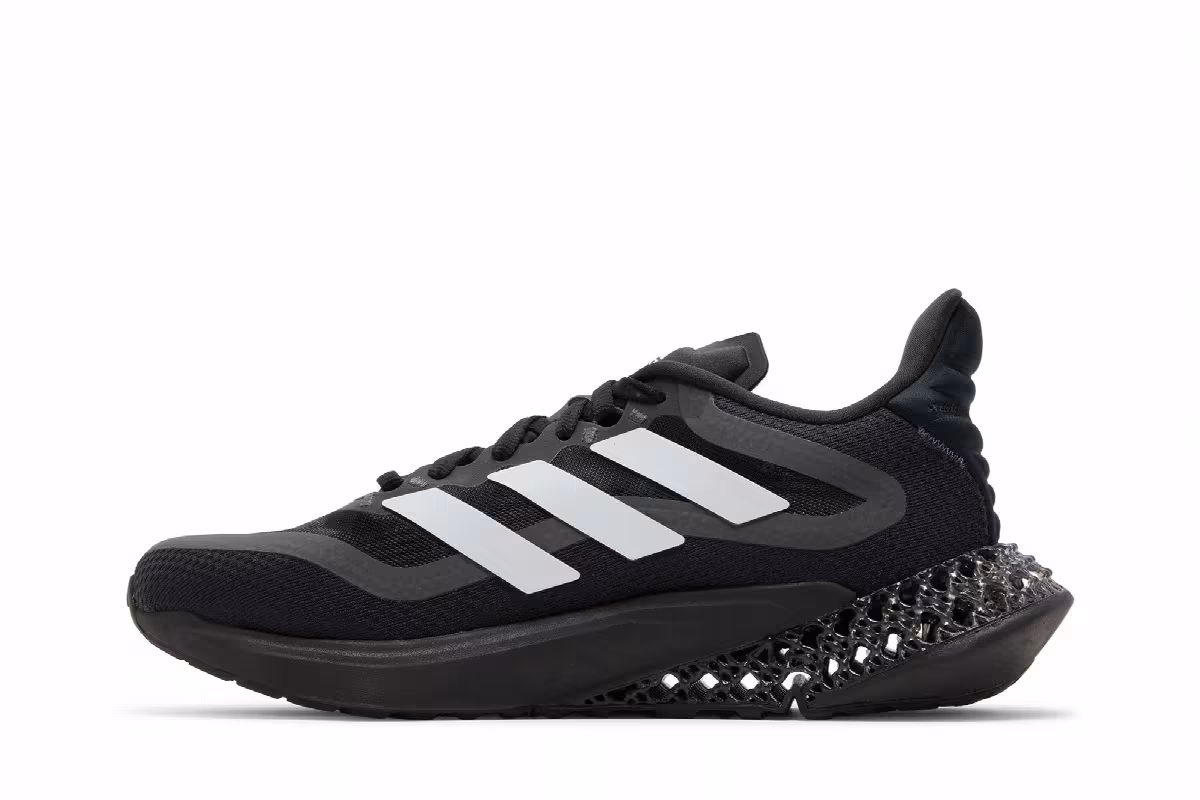 adidas 4DFWD Pulse 2 Black White Carbon, view 4