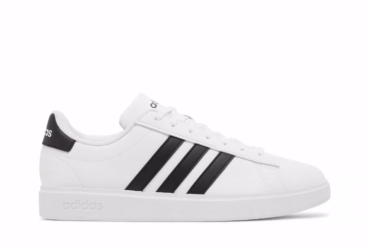 adidas Grand Court 2.0 White Black, view 2