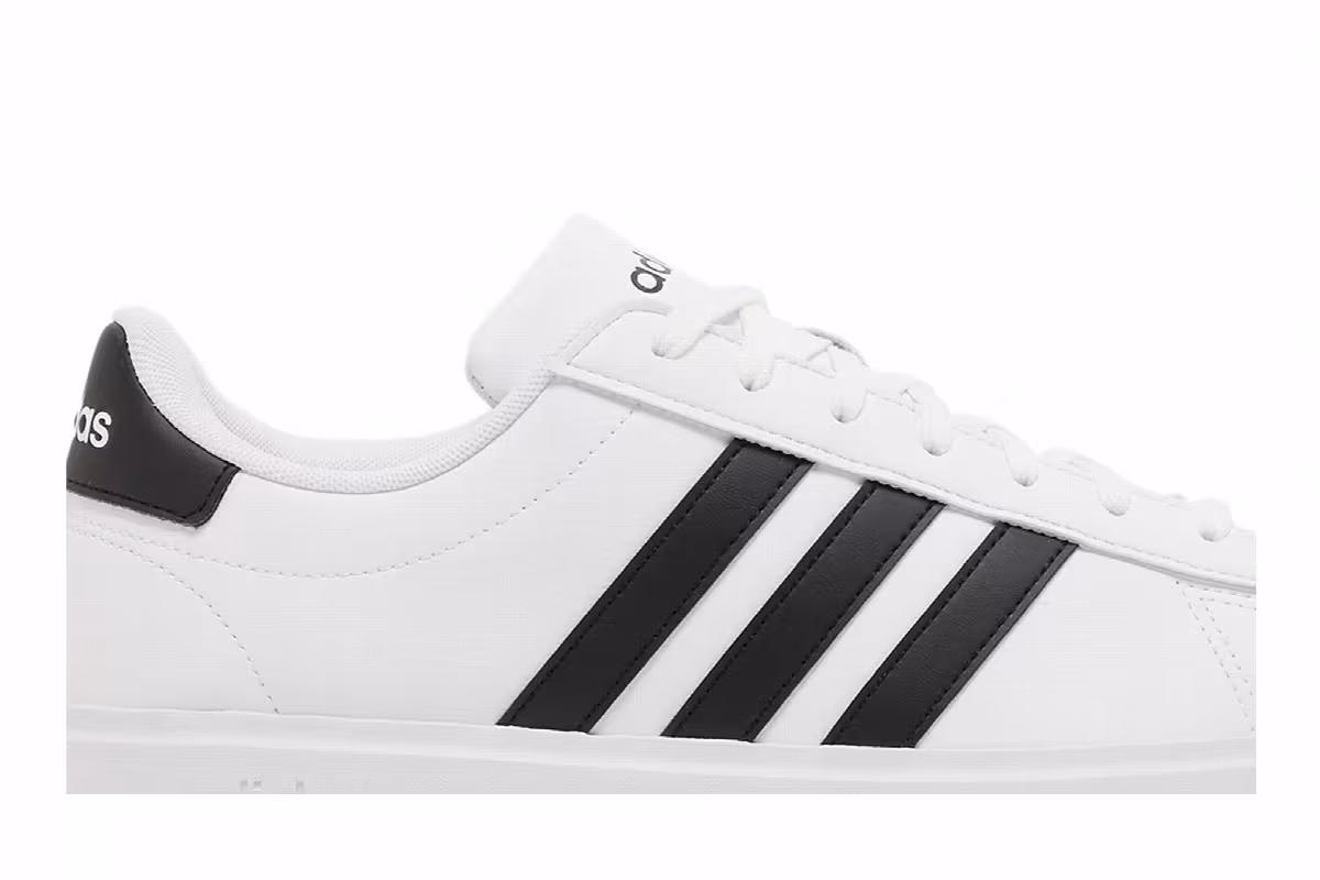 adidas Grand Court 2.0 White Black, view 3