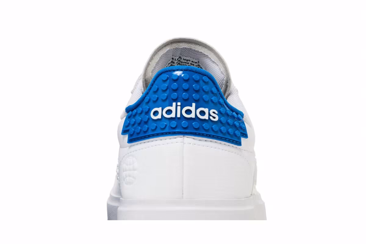 LEGO x adidas Grand Court 2.0 White Shock Blue, view 8