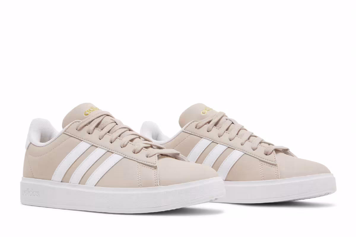 adidas Women's Grand Court Cloudfoam Wonder Taupe, view 9