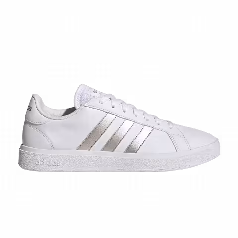 Adidas Wmns Grand Court Base 2.0 'White Platinum Metallic'