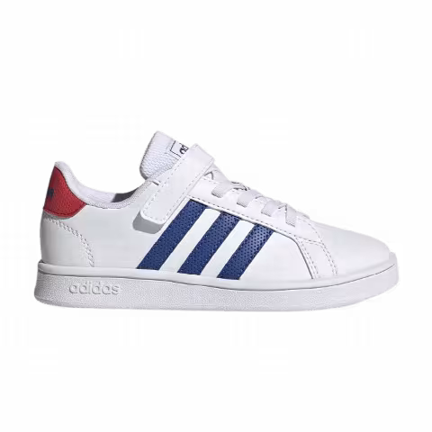 Adidas Grand Court Little Kid 'White Royal Blue'