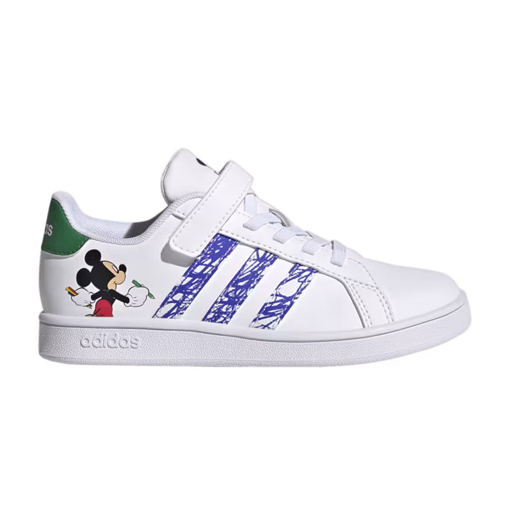 Disney x adidas Grand Court J Mickey and Minnie Mouse