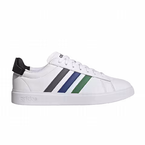 Adidas Grand Court 2.0 'Green Blue Grey Stripe'