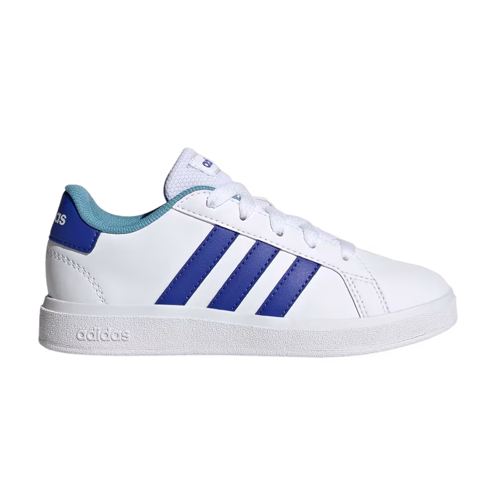 Adidas Grand Court 2.0 Big Kid White Lucid Blue