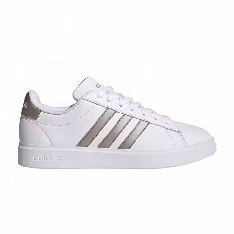 Adidas Wmns Grand Court Cloudfoam 'White Platinum Metallic'