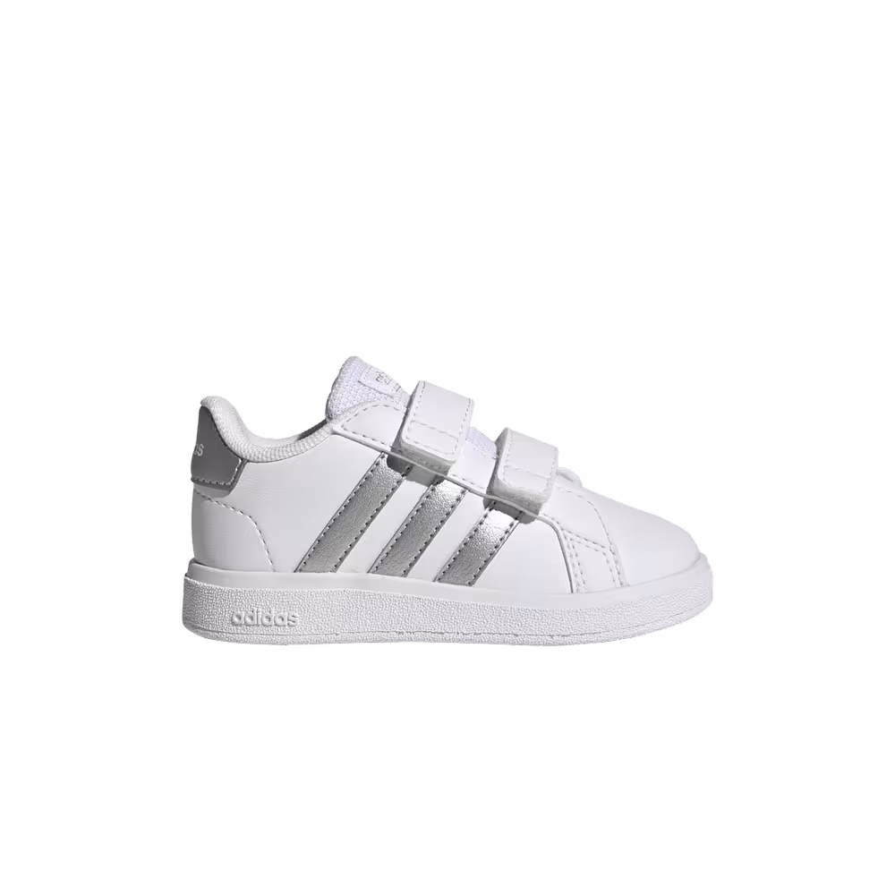 Adidas Grand Court 2.0 I White Matte Silver