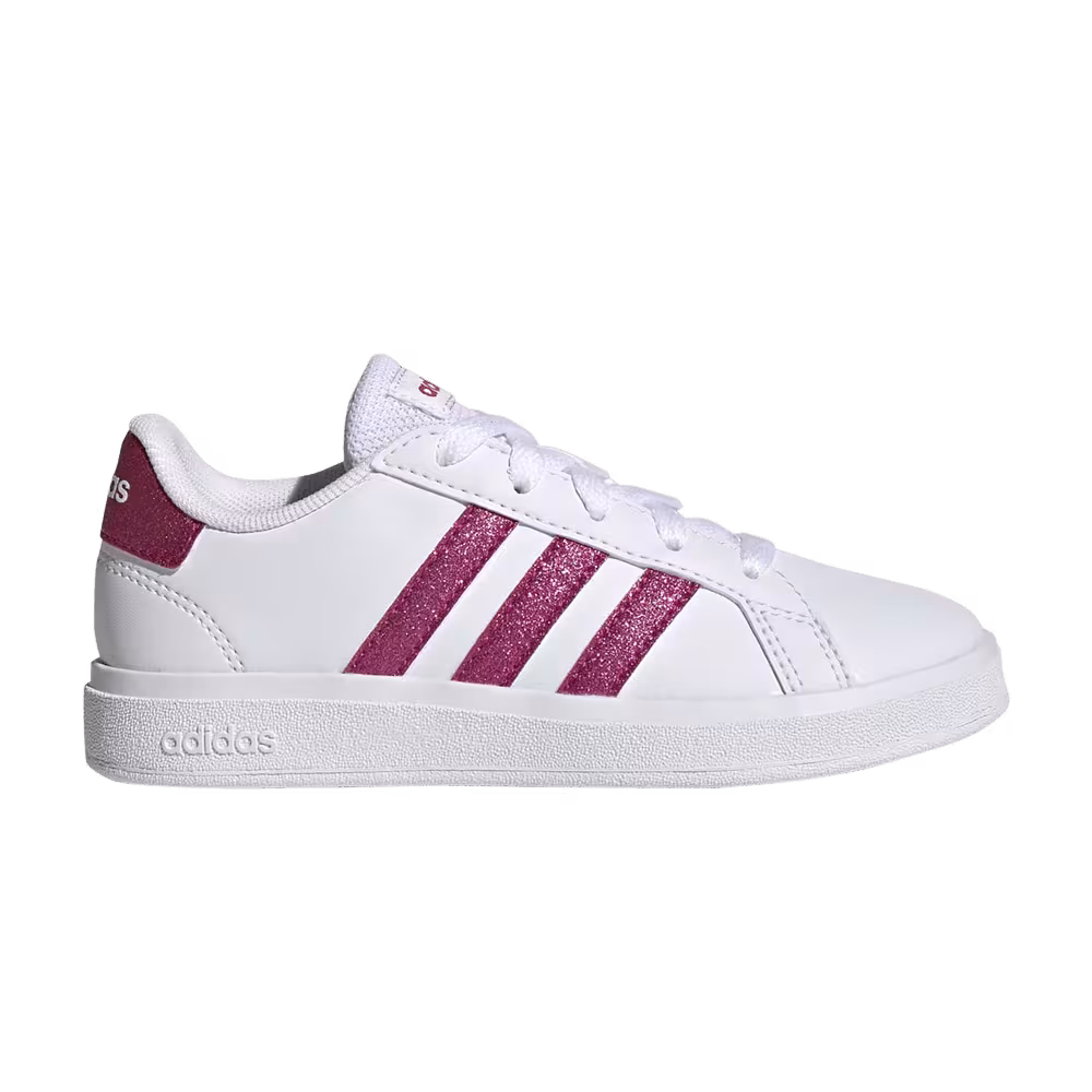 Adidas Grand Court 2.0 Big Kid White Real Magenta