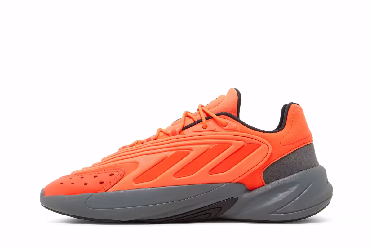 Adidas Ozelia Solar Red Grey, view 4