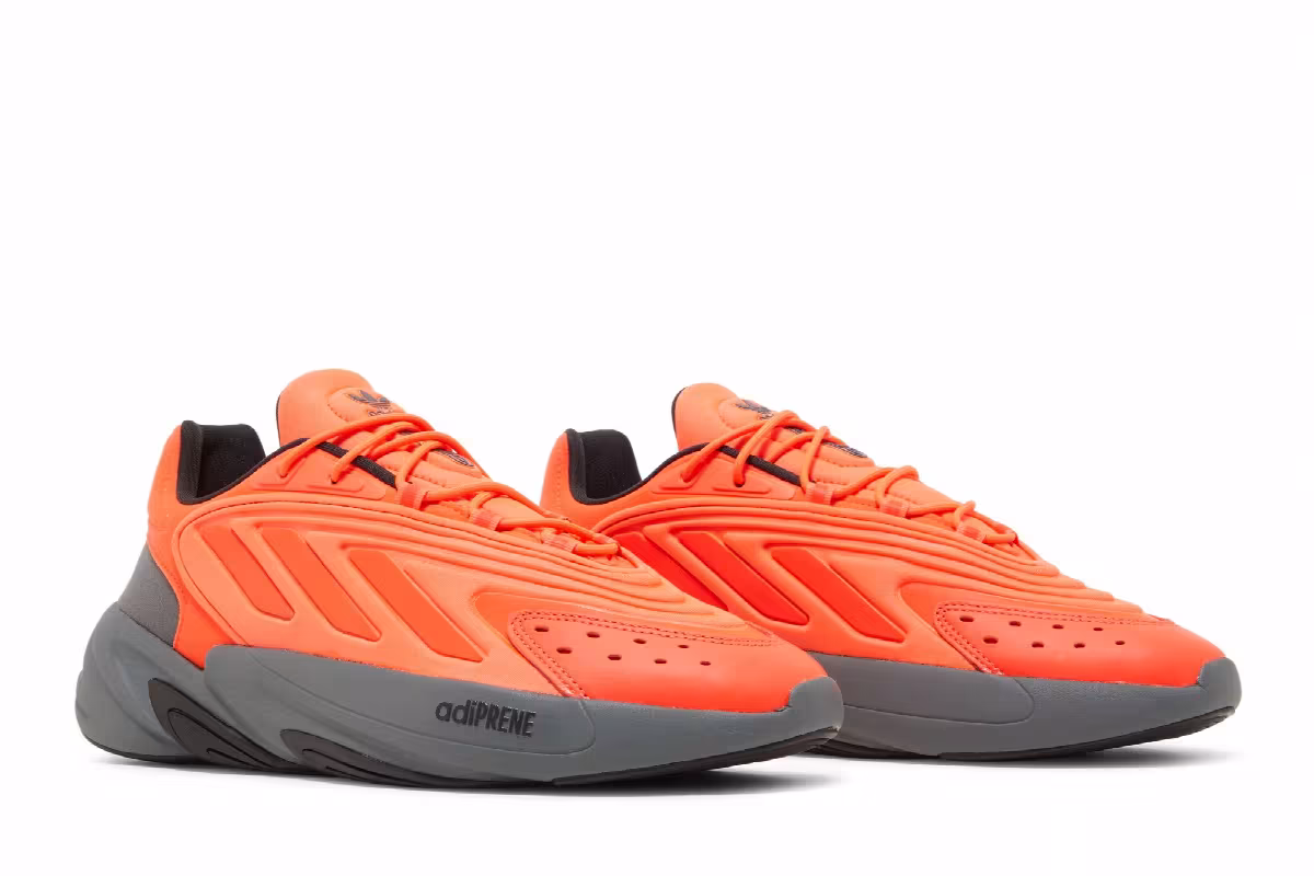Adidas Ozelia Solar Red Grey, view 9