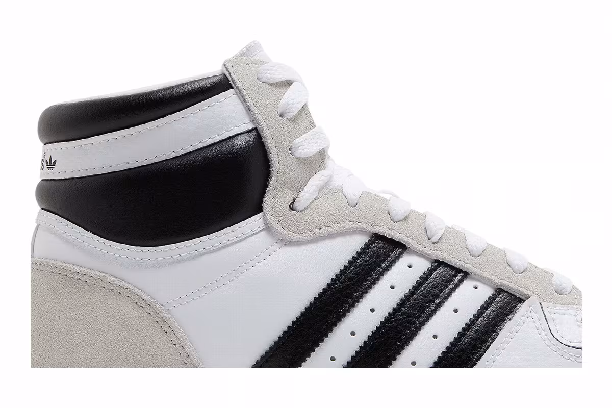 adidas Top Ten RB White Black, view 3