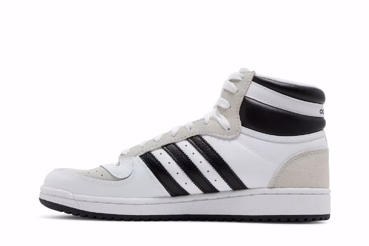 adidas Top Ten RB White Black, view 4