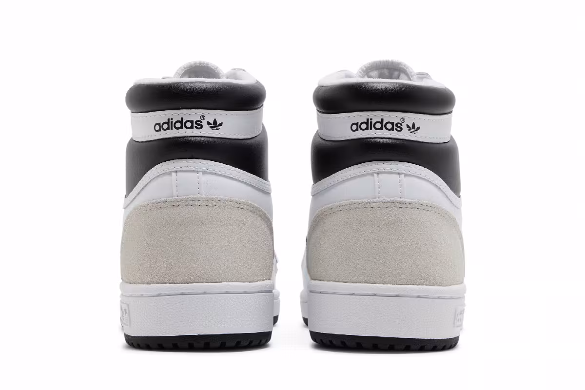 adidas Top Ten RB White Black, view 7