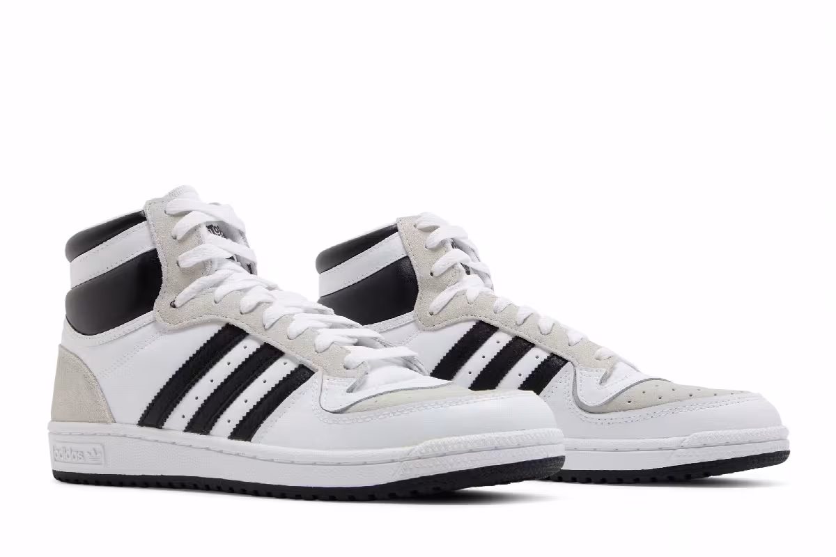 adidas Top Ten RB White Black, view 9