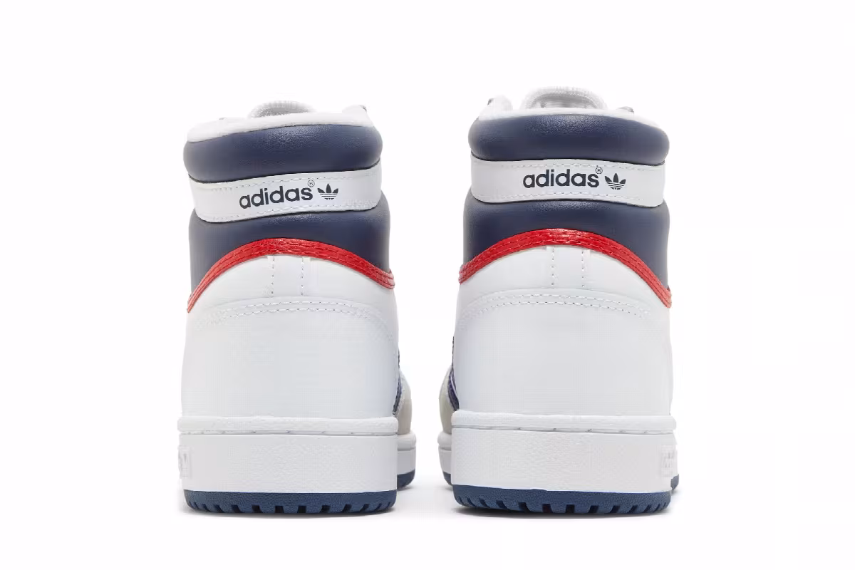 adidas Top Ten RB White Dark Blue, view 7