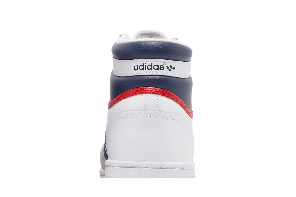 adidas Top Ten RB White Dark Blue, view 8