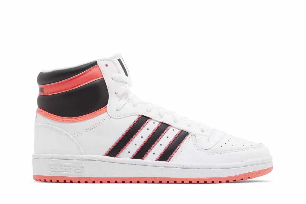 adidas Top Ten RB White Turbo, view 2