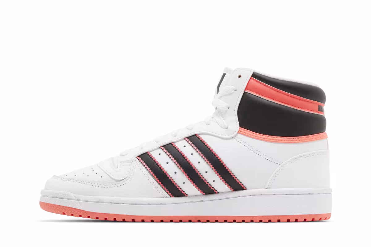 adidas Top Ten RB White Turbo, view 4