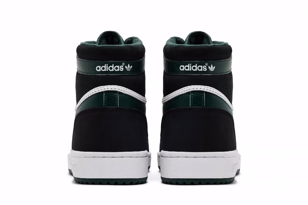 adidas Top Ten RB Black Mineral Green, view 7
