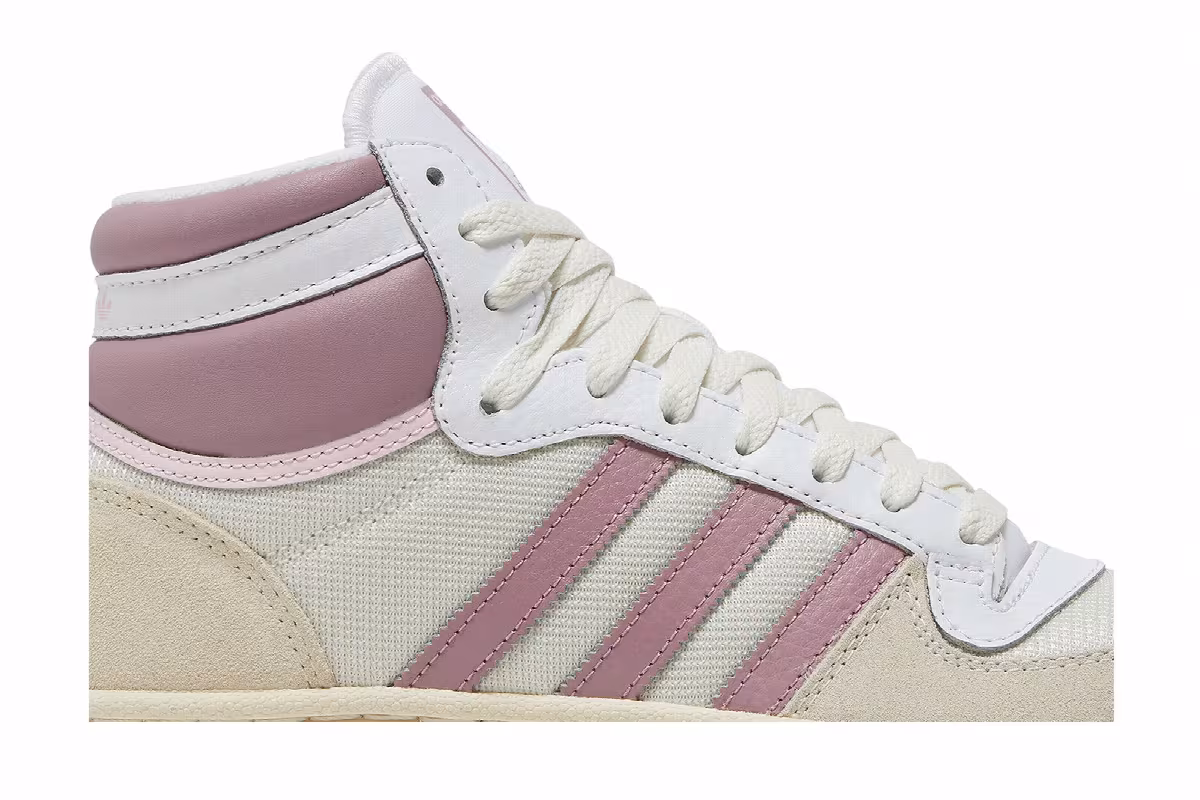 Adidas Women's Top Ten RB White Magic Mauve, view 3