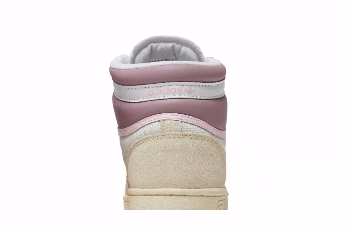 Adidas Women's Top Ten RB White Magic Mauve, view 8