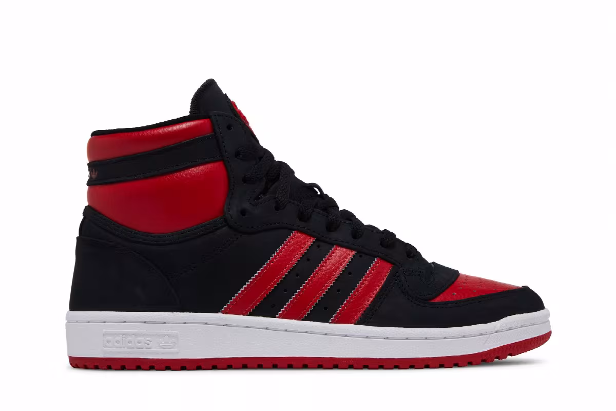 adidas Top Ten RB Black Red, view 2