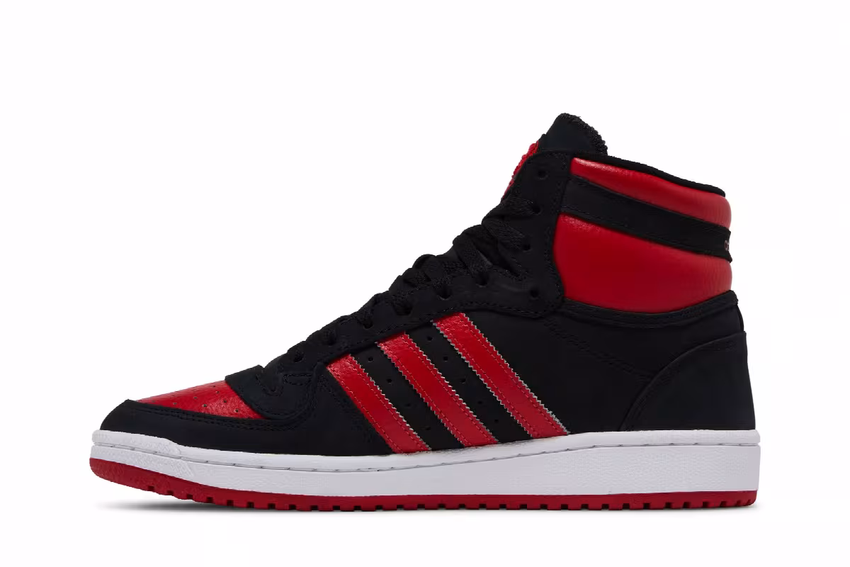 adidas Top Ten RB Black Red, view 4