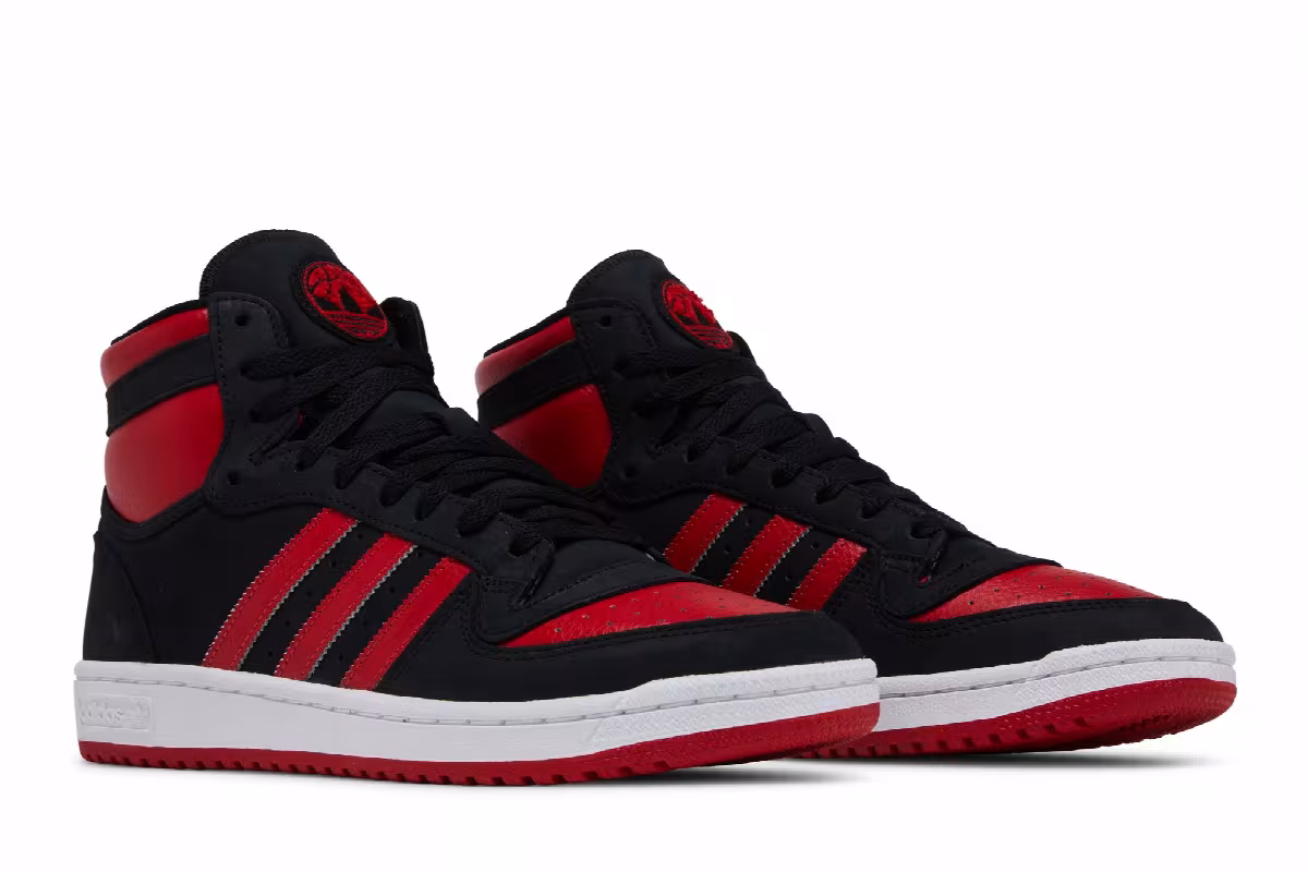 adidas Top Ten RB Black Red, view 9