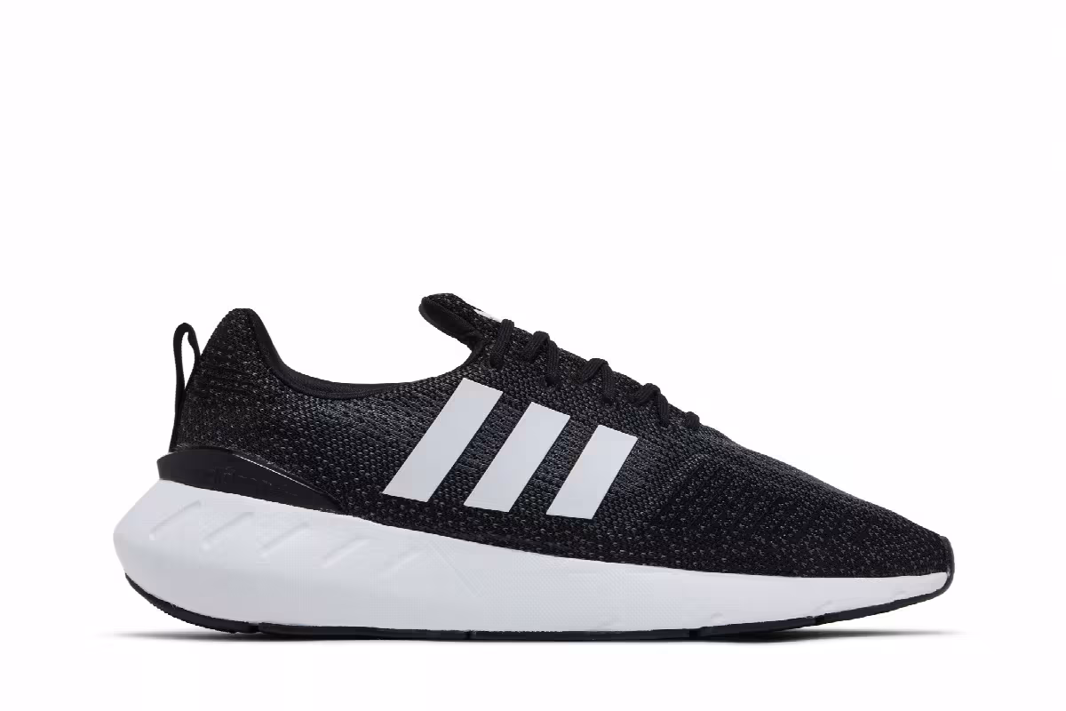 Adidas Swift Run 22 Black Grey, view 2