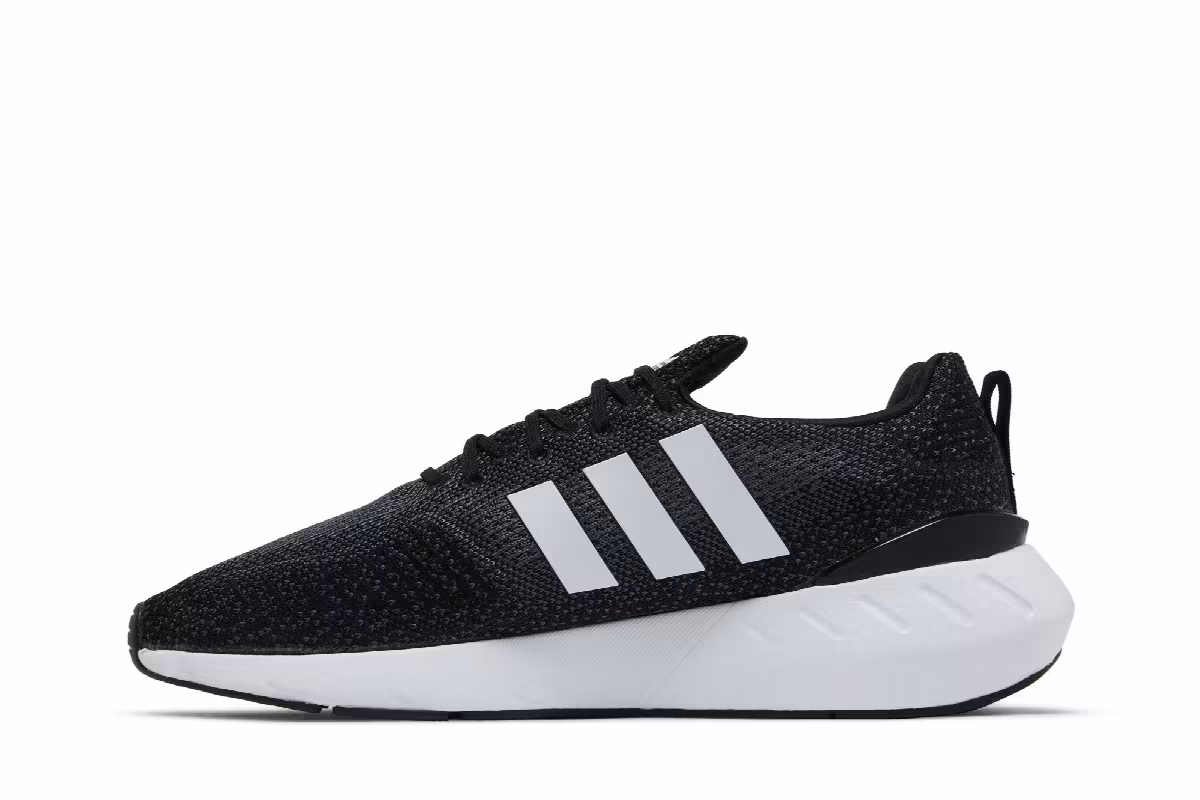 Adidas Swift Run 22 Black Grey, view 4