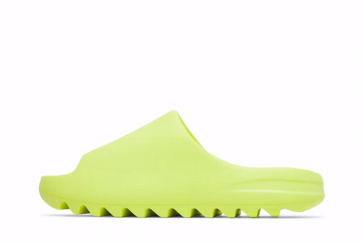 adidas Yeezy Slides Glow Green 2022, view 4