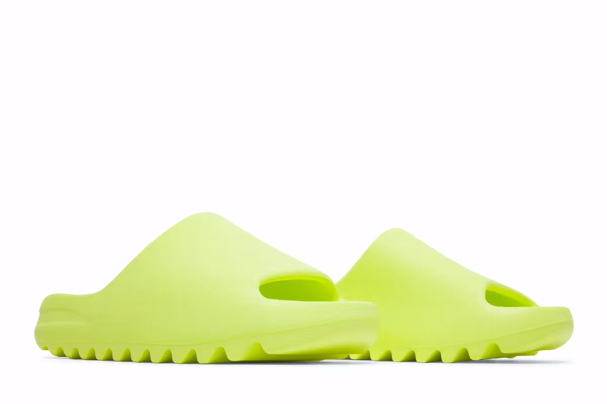 adidas Yeezy Slides Glow Green 2022, view 9
