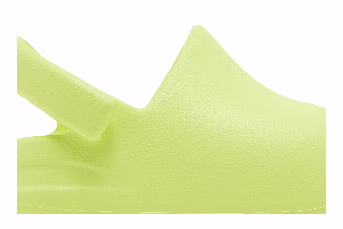 adidas Yeezy Slides Infants Glow Green 2022, view 3