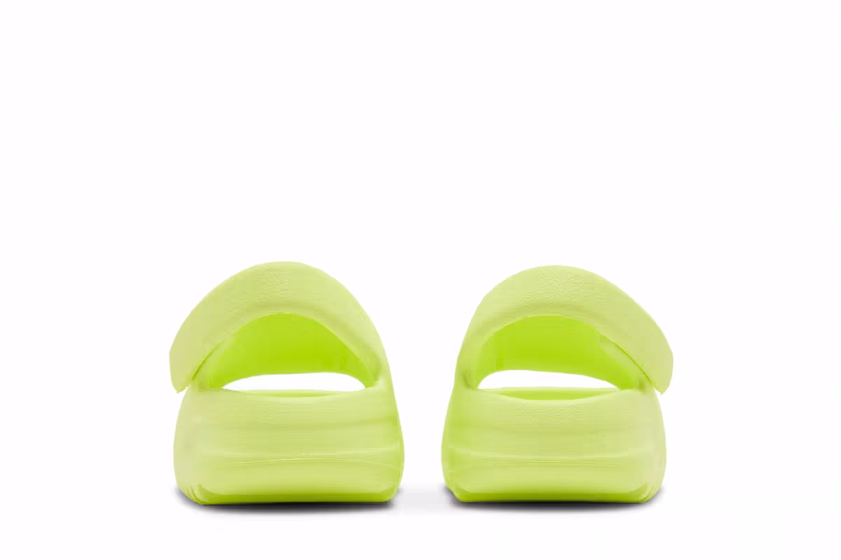 adidas Yeezy Slides Infants Glow Green 2022, view 7