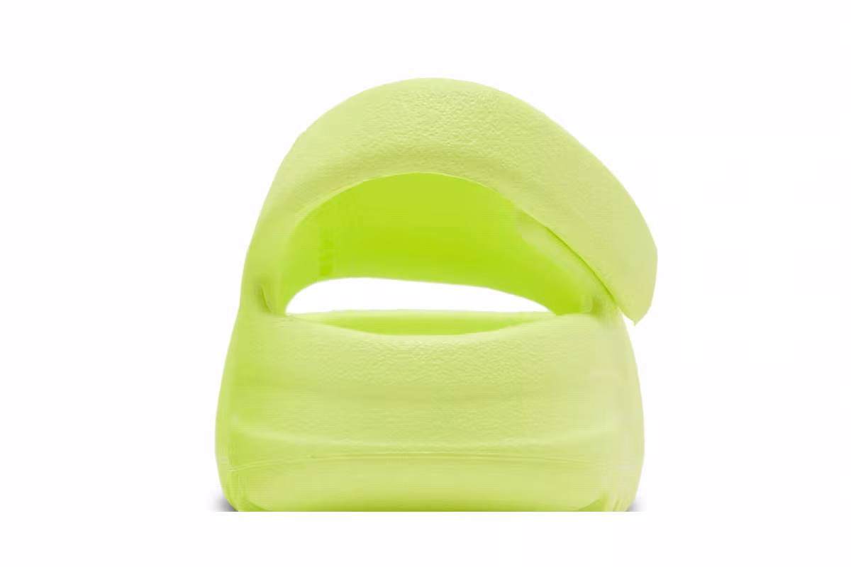 adidas Yeezy Slides Infants Glow Green 2022, view 8