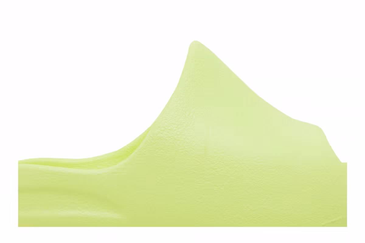 adidas Yeezy Slides Kids Glow Green 2022, view 3