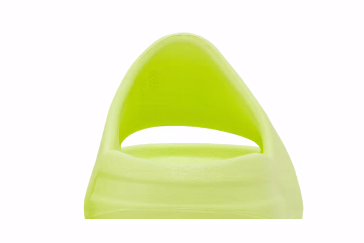 adidas Yeezy Slides Kids Glow Green 2022, view 8