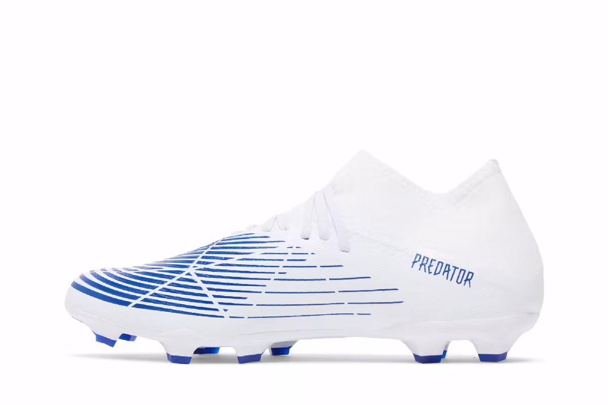 Adidas Predator Edge.3 FG White Hi-Res Blue, view 4