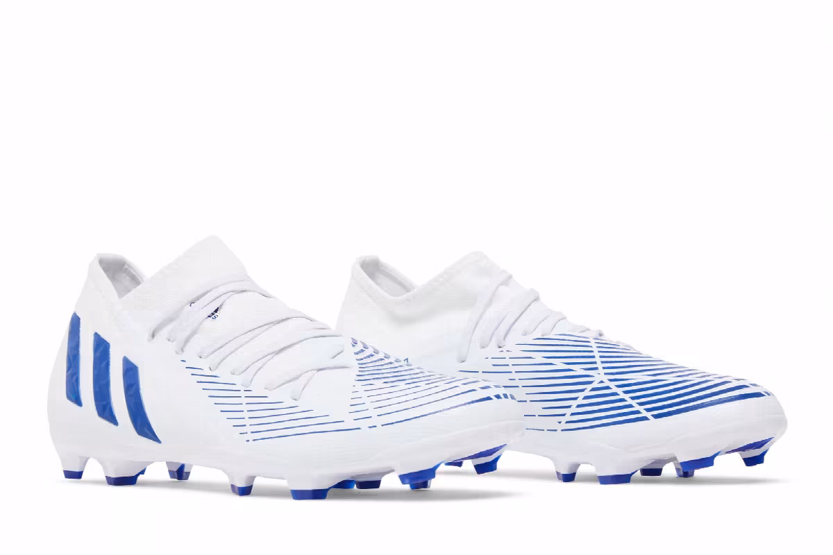 Adidas Predator Edge.3 FG White Hi-Res Blue, view 9
