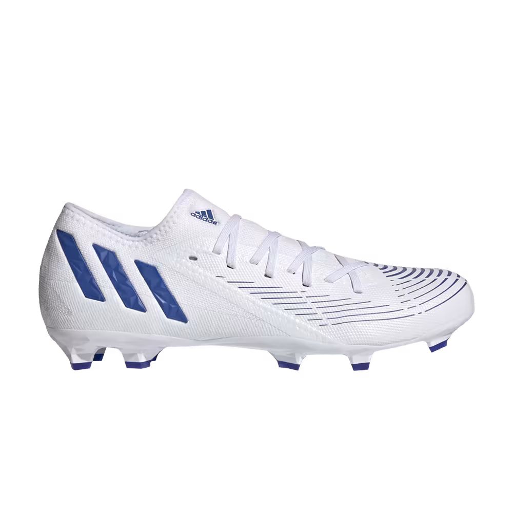 Adidas Predator Edge.3 Low FG White Hi-Res Blue