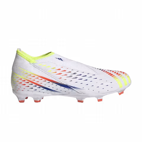 Adidas Predator Edge.3 Laceless FG J 'Al Rihla Pack - White'