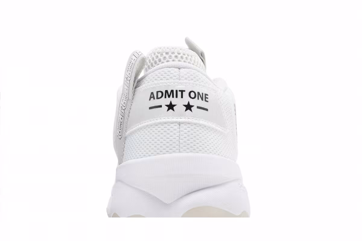 adidas Dame 8 Admit One - Cloud White, view 8