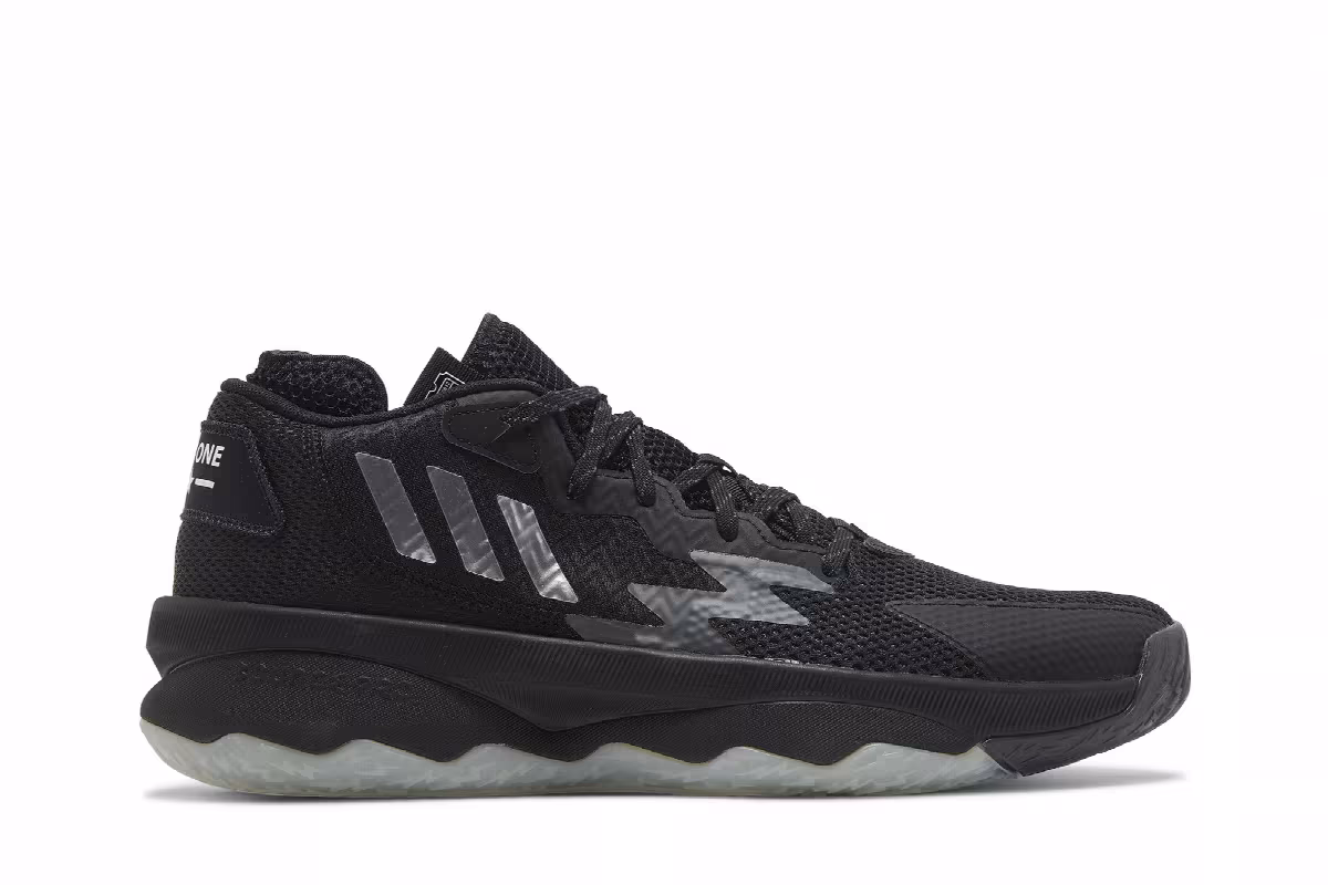 adidas Dame 8 Admit One - Core Black, view 2