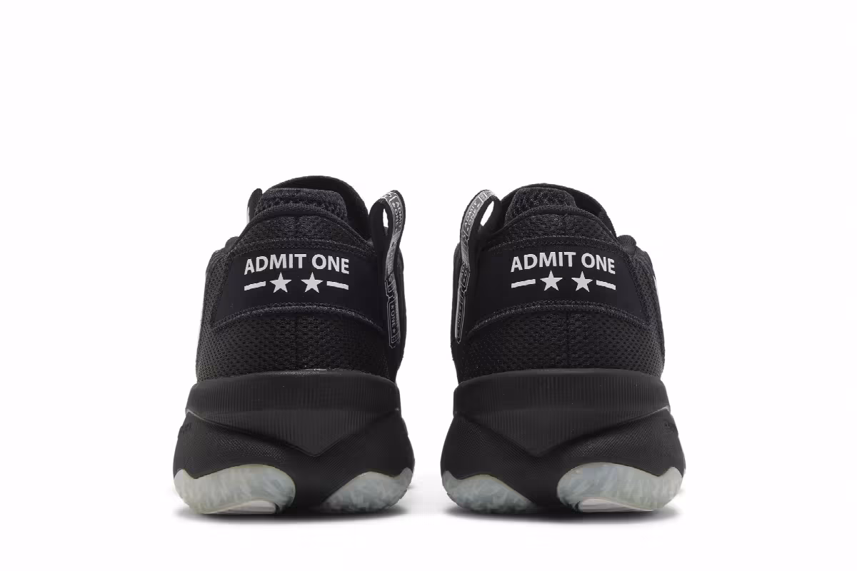 adidas Dame 8 Admit One - Core Black, view 7