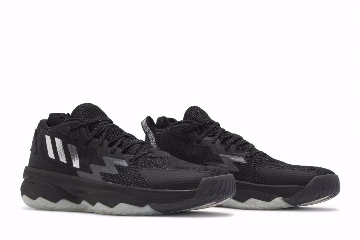 adidas Dame 8 Admit One - Core Black, view 9
