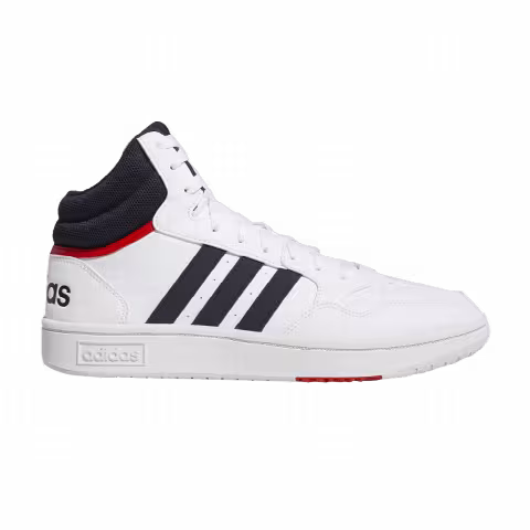 Adidas Hoops 3.0 Mid 'White Vivid Red'
