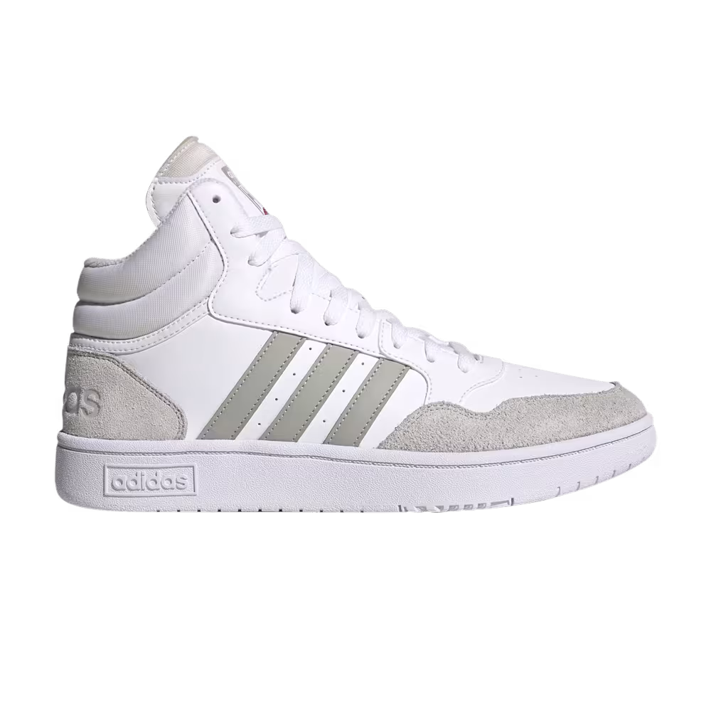 Adidas Hoops 3.0 Mid White Metal Grey